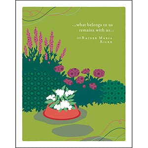 What Belongs to Us Remains with Us Pet Sympathy Card Cards Positively Green  Paper Skyscraper Gift Shop Charlotte