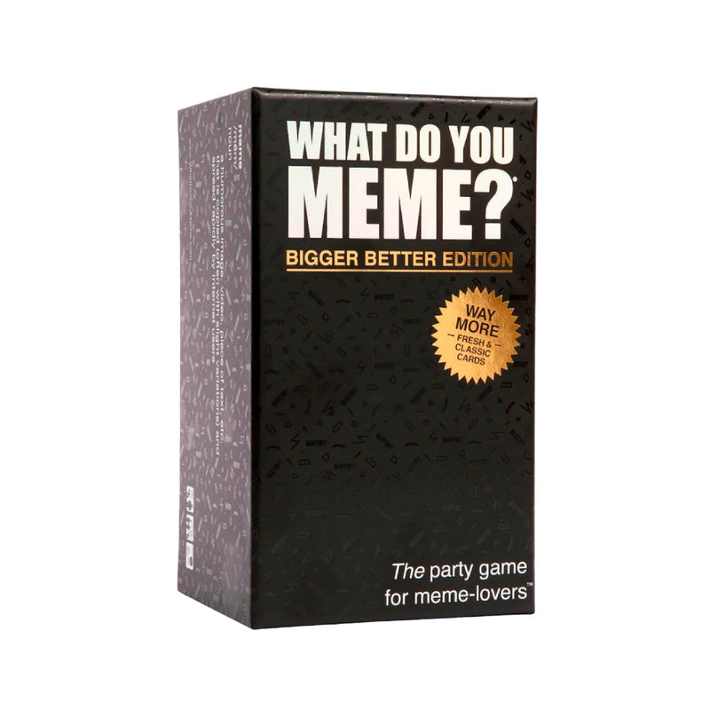 What Do You Meme? Core Game - Bigger Better Edition Games Relatable Games  Paper Skyscraper Gift Shop Charlotte