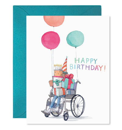 Wheelin' | Birthday Card Cards E. Frances Paper  Paper Skyscraper Gift Shop Charlotte