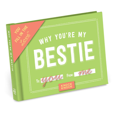 Why You are my Bestie Fill In Books Knock Knock  Paper Skyscraper Gift Shop Charlotte