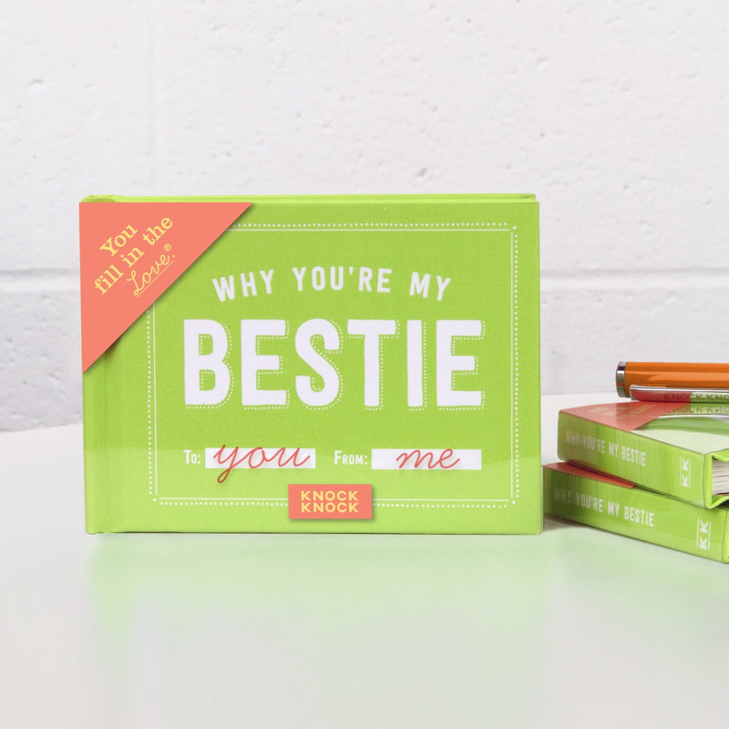 Why You are my Bestie Fill In Books Knock Knock  Paper Skyscraper Gift Shop Charlotte