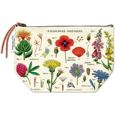 Wildflowers | Vintage Pouch Bags Cavallini Papers & Co., Inc.  Paper Skyscraper Gift Shop Charlotte