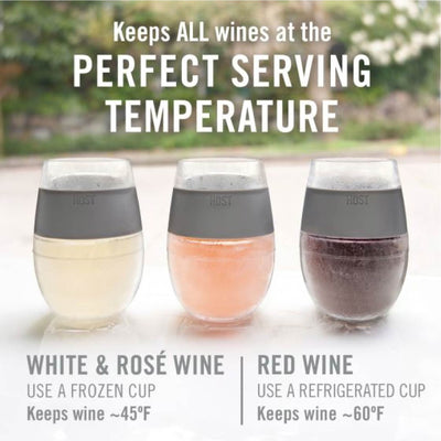 Wine Freeze Cooling Cup | Translucent Pink Drinkware True Fabrications  Paper Skyscraper Gift Shop Charlotte