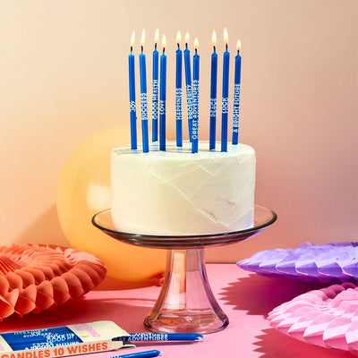 Wishing You: Birthday Candles | Multi-Colored Partyware 54 Celsius  Paper Skyscraper Gift Shop Charlotte