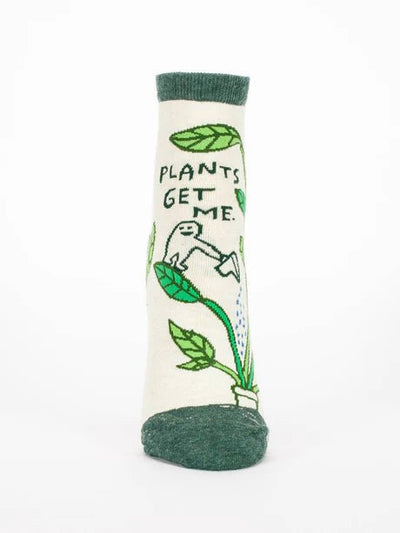 Womens Ankle Socks Plants Get Me Apparel & Accessories - Socks Blue Q Paper Skyscraper Gift Shop Charlotte