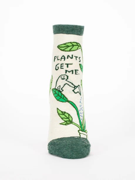 Womens Ankle Socks Plants Get Me Socks Blue Q  Paper Skyscraper Gift Shop Charlotte