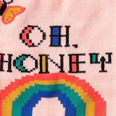 Women's Crew: Oh, Honey Socks Sock It to Me  Paper Skyscraper Gift Shop Charlotte