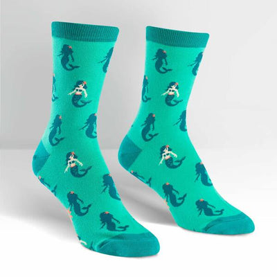 Women's Crew: Princess of the Sea Socks Sock It to Me  Paper Skyscraper Gift Shop Charlotte