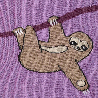 Women's Knee Funky: Sloth Socks Sock It to Me  Paper Skyscraper Gift Shop Charlotte