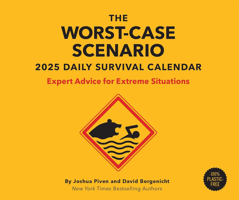 The Worst-Case Scenario Survival 2025 Daily Calendar BOOK Chronicle  Paper Skyscraper Gift Shop Charlotte