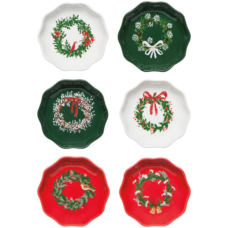 Wreaths Shaped Pinch Bowls | Assorted Kitchen Accessories Danica Studio (Now Designs)  Paper Skyscraper Gift Shop Charlotte