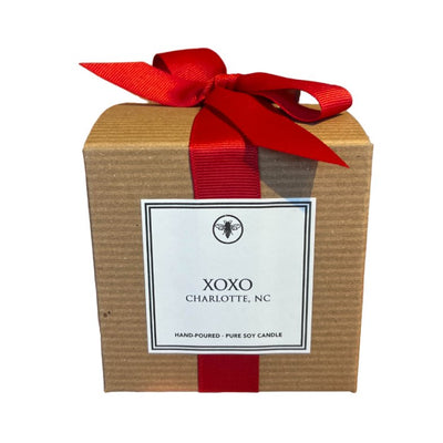 XOXO Soy Candle Candles Ella B  Paper Skyscraper Gift Shop Charlotte