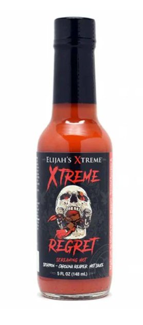 Xtreme Regret Scorpion Reaper Super Hot Sauce FOOD Blue Mountain  Paper Skyscraper Gift Shop Charlotte