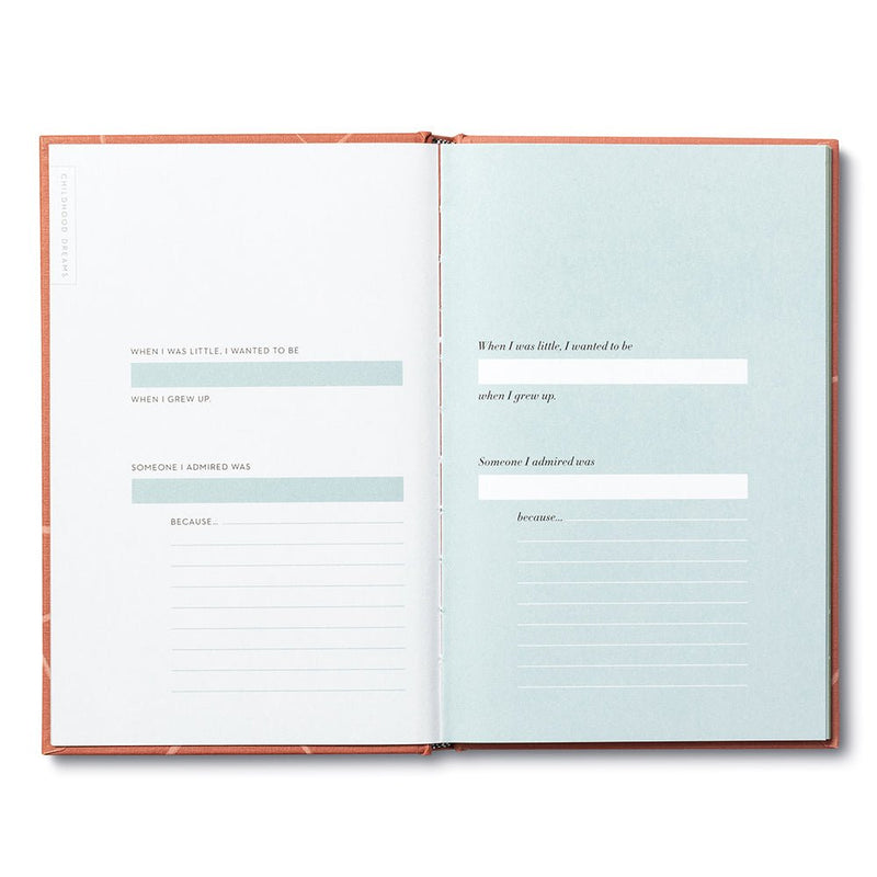 You And Me Dad | Guided Journal Fill In Books Compendium  Paper Skyscraper Gift Shop Charlotte