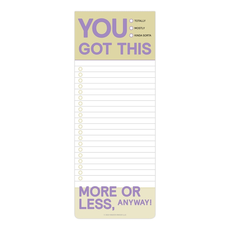 You Got This Pad Notepads Knock Knock  Paper Skyscraper Gift Shop Charlotte