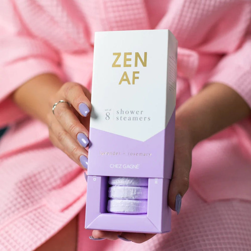 ZEN AF Shower Steamers Health & Beauty Chez Gagné  Paper Skyscraper Gift Shop Charlotte