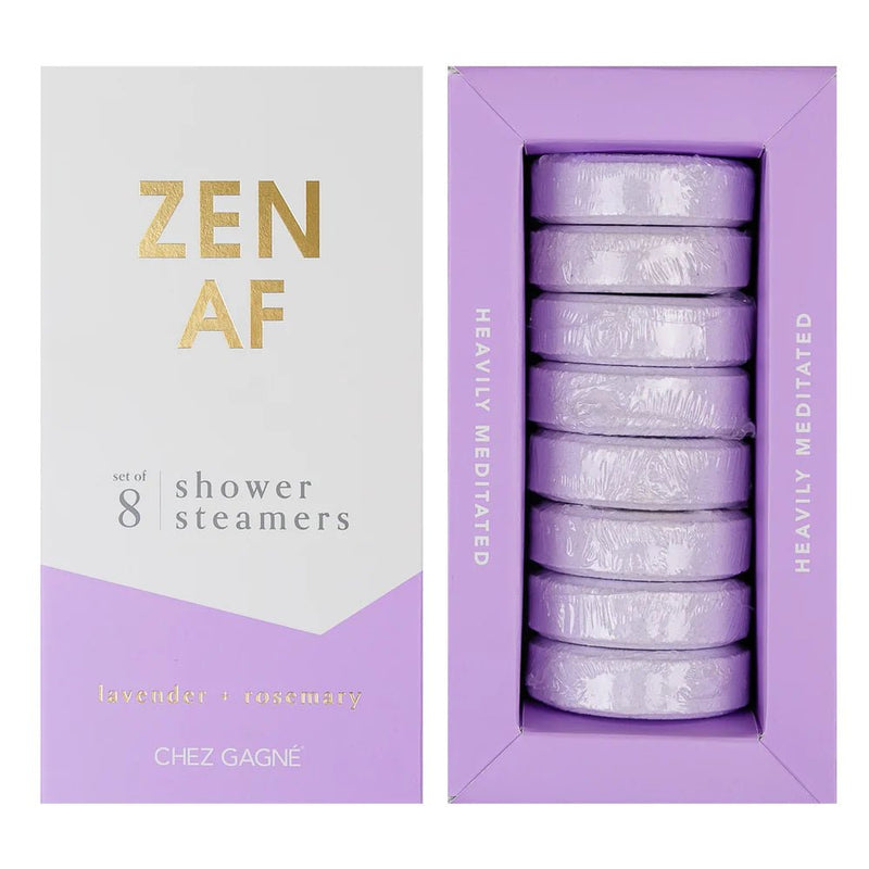 ZEN AF Shower Steamers Health & Beauty Chez Gagné  Paper Skyscraper Gift Shop Charlotte