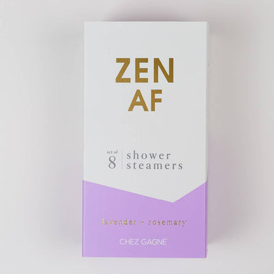 ZEN AF Shower Steamers Health & Beauty Chez Gagné  Paper Skyscraper Gift Shop Charlotte