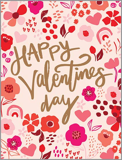 Valentine Card - Valentine Flowers  Gina B Designs  Paper Skyscraper Gift Shop Charlotte