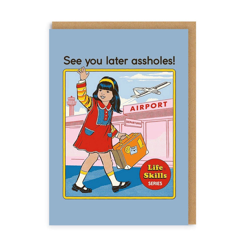 See You Later Greeting Card Cards Ohh Deer  Paper Skyscraper Gift Shop Charlotte