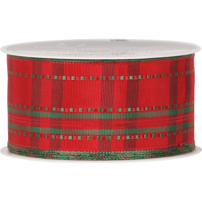 Xmas Urban Plaid Ribbon Ribbon The Giftwrap Co.  Paper Skyscraper Gift Shop Charlotte