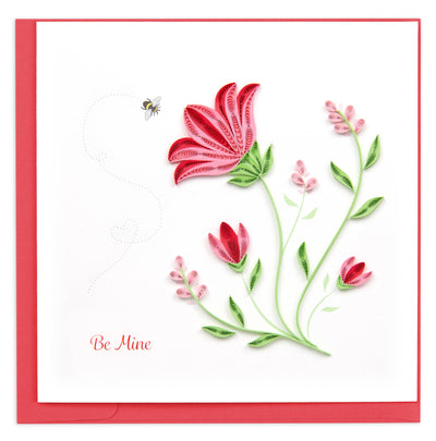 Be Mine - Card Cards Quilling Card  Paper Skyscraper Gift Shop Charlotte