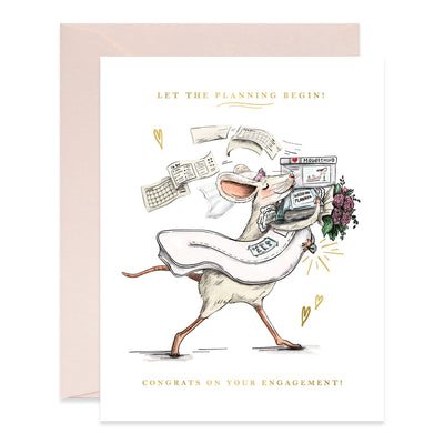 Wedding Planning Mouse Cards Good Juju Ink  Paper Skyscraper Gift Shop Charlotte