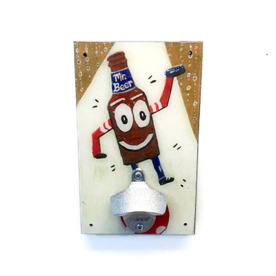 Mr. Beer Bottle Opener Barware SWEET ART ATTACK  Paper Skyscraper Gift Shop Charlotte