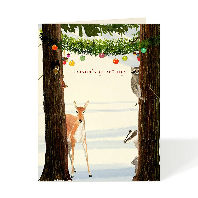 Woodland Greetings - Holiday Christmas Greeting Cards Cards Felix Doolittle  Paper Skyscraper Gift Shop Charlotte