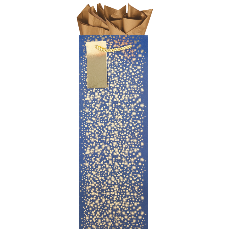 Midnight Sky Bottle Bag Gift Wrapping The Giftwrap Co.  Paper Skyscraper Gift Shop Charlotte