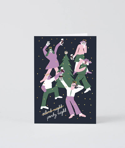 'Party Night' Holiday Greeting Card Cards Wrap  Paper Skyscraper Gift Shop Charlotte