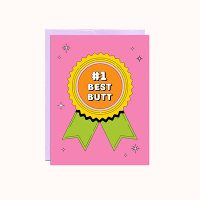 #1 Best Butt | Love Card Cards Party Mountain Paper co.  Paper Skyscraper Gift Shop Charlotte