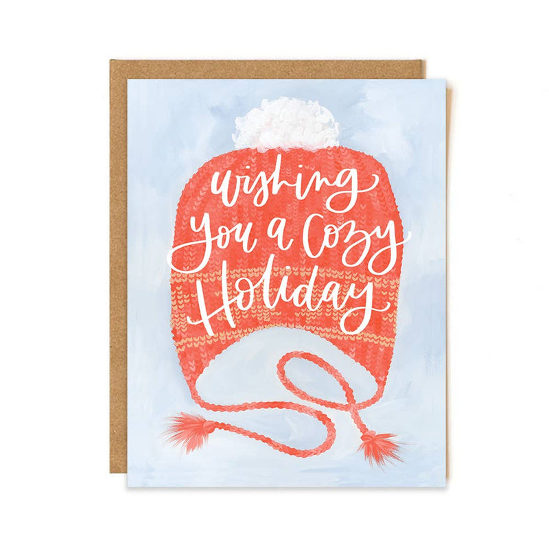 Cozy Holiday Hat Christmas Greeting Card: Single Cards 1canoe2 | One Canoe Two Paper Co.  Paper Skyscraper Gift Shop Charlotte