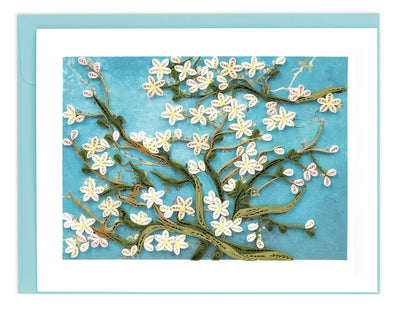 Artist Series - Quilled Almond Blossoms, Van Gogh Card Cards Quilling Card  Paper Skyscraper Gift Shop Charlotte