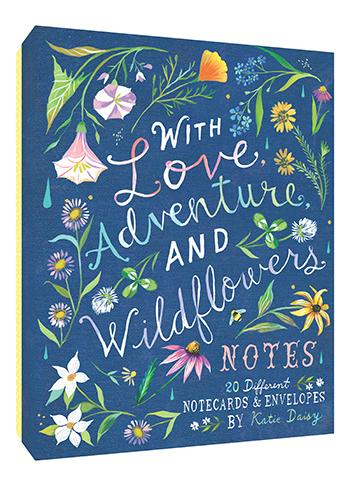 With Love, Adventure and Wildflowers Note Boxed Cards Chronicle  Paper Skyscraper Gift Shop Charlotte