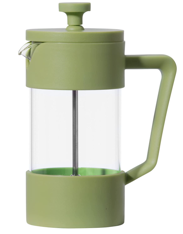 Oggi 12oz French Coffee Press Olive Kitchen Oggi Corporation  Paper Skyscraper Gift Shop Charlotte