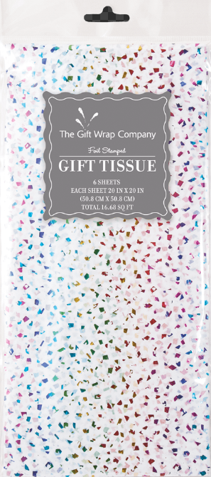 Tissue Foil Confetti GIFT The Giftwrap Co.  Paper Skyscraper Gift Shop Charlotte