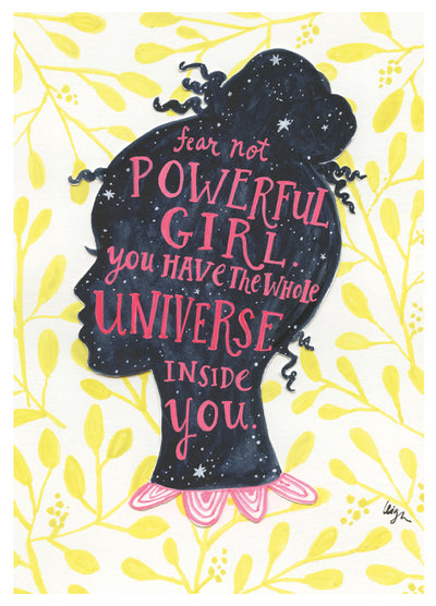 Universe Girl Card Cards Calypso  Paper Skyscraper Gift Shop Charlotte