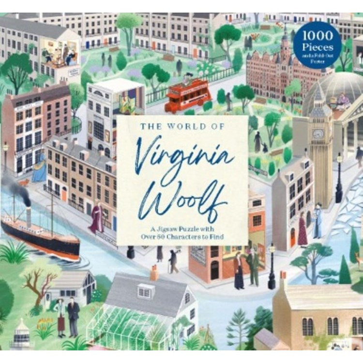 1000-PIECE PUZZLE | World of Virginia Woolf Fun Chronicle  Paper Skyscraper Gift Shop Charlotte