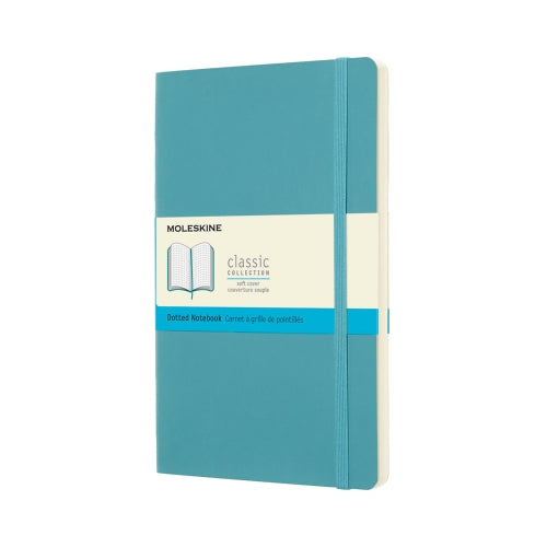 Ruled | Reef Blue | Hard Cover | Large Notebook BOOK Moleskin  Paper Skyscraper Gift Shop Charlotte