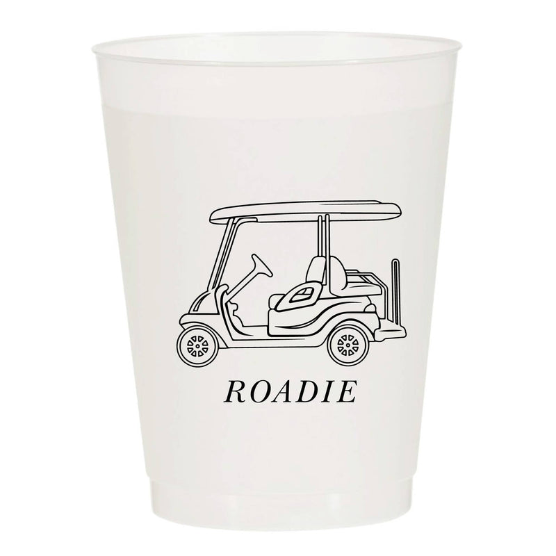 Golf Cart Roadie Masters To Go Reusable Cup - Set of 10 Cups  Sip Hip Hooray  Paper Skyscraper Gift Shop Charlotte