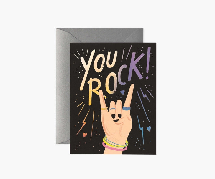 You Rock Card Cards Rifle Paper Co  Paper Skyscraper Gift Shop Charlotte