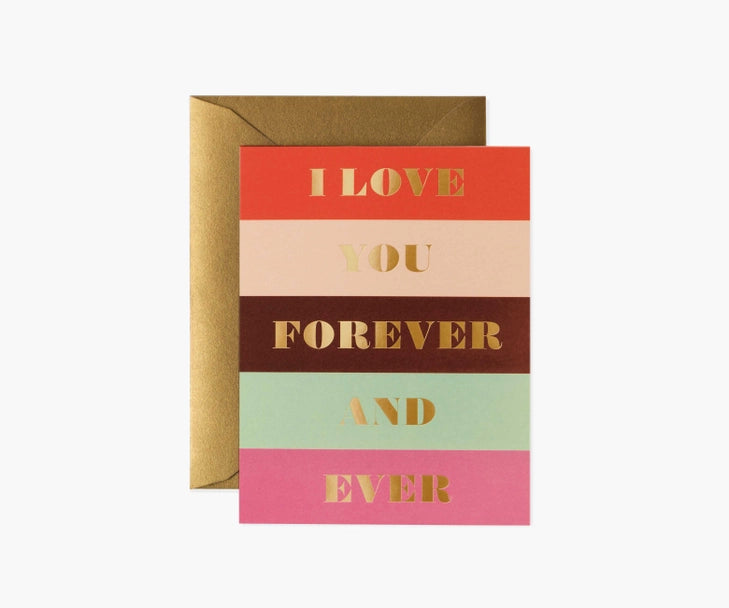 Color Block Love Card Cards Rifle Paper Co  Paper Skyscraper Gift Shop Charlotte