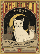 Cats Rule the Earth Tarot: 78-Card Deck and Guidebook for the Feline-Obsessed BOOK Abrams  Paper Skyscraper Gift Shop Charlotte