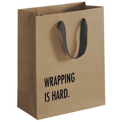 Wrapping is Hard Gift Bag Gift Bags Pretty Alright Goods  Paper Skyscraper Gift Shop Charlotte